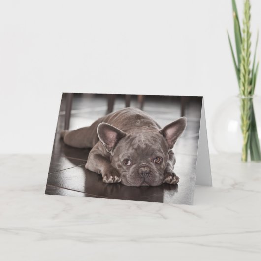 French Bulldog Kaart (Voorkant)