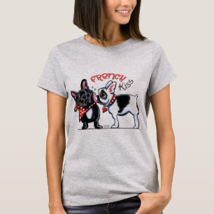 French Bulldog Kiss T-shirt