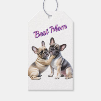 French Bulldog Liebe französische Bulldogge  Cadeaulabel