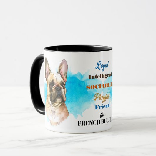 French Bulldog Loyal Friend Mok (Voorkant links)