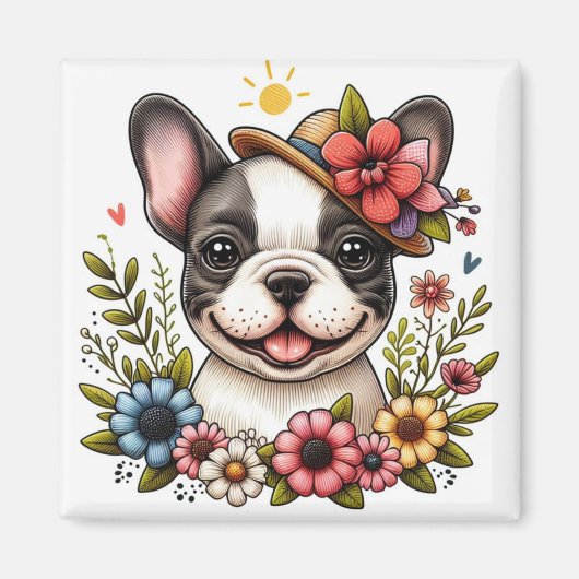 French Bulldog Magnet (Devant)