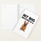 French Bulldog My Big Brother Est Un Français (Devant avec enveloppe)