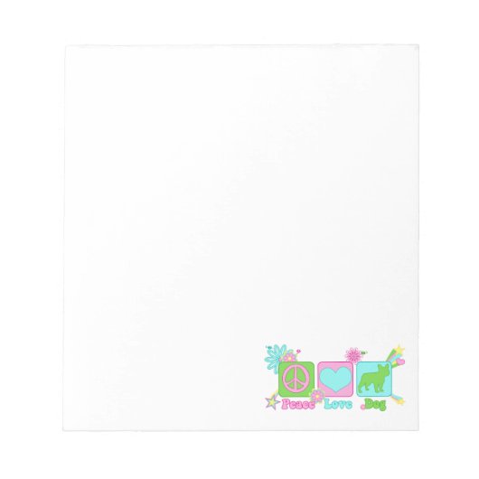 French Bulldog Notitieblok (Voorkant)