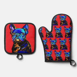 French Bulldog Ovenwant & Pannenlap Set