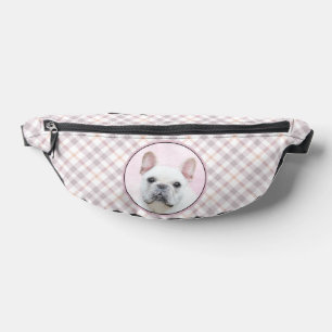 French Bulldog Painting White Cream Pet Dog Art