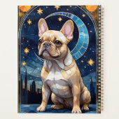 French Bulldog Pastel Vitrail Night Sky Moon (Dos)