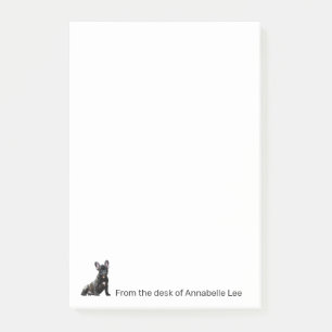 French Bulldog Personnaliser les notes post-it