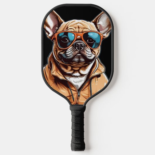 French Bulldog Pickleball Paddle (Voorkant)