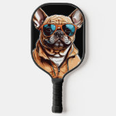 French Bulldog Pickleball Paddle (Achterkant)