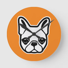 French Bulldog Ronde Klok