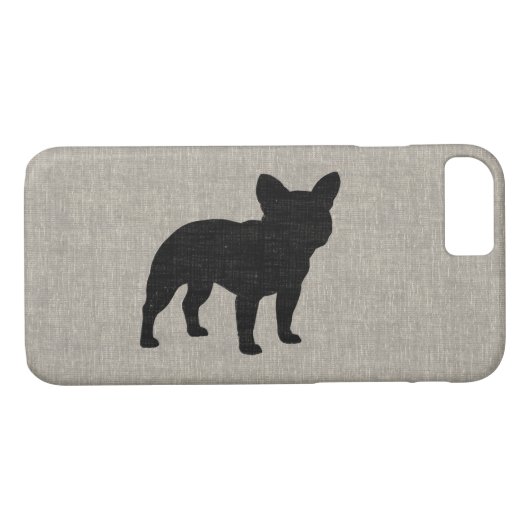 French Bulldog Silhouette Case-Mate iPhone Case (Achterkant (Horizontaal))