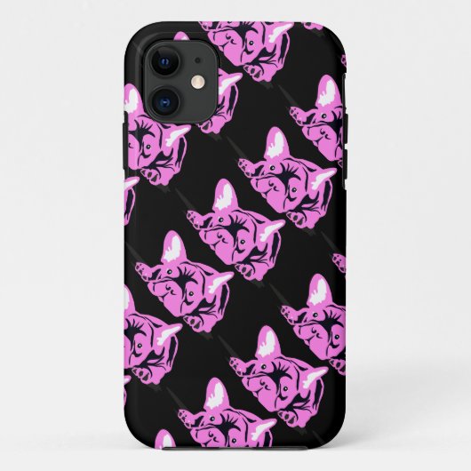 French Bulldog Silhouette Case-Mate iPhone Case (Achterkant)