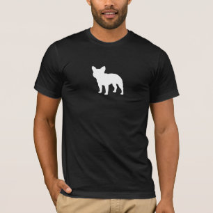 French Bulldog Silhouette Frenchie-Hondenliefheb T-shirt