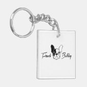 French Bulldog Sleutelhanger (Voorkant Links)