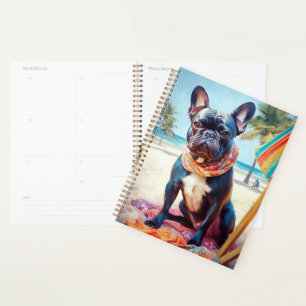 French Bulldog sur la plage, cadeau d'été pour amo