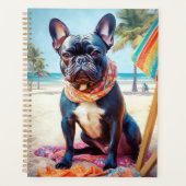 French Bulldog sur la plage, cadeau d'été pour amo (Devant)