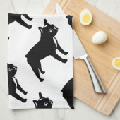 French Bulldog Theedoek (Quarter Fold)