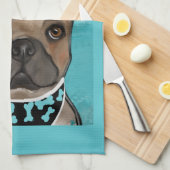 FRENCH BULLDOG THEEDOEK (Quarter Fold)