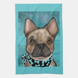 FRENCH BULLDOG THEEDOEK