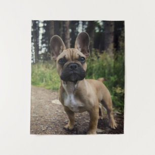 French Bulldog Throw Pillow Wandkleed