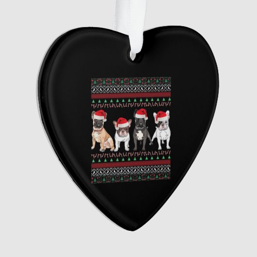 French Bulldog Ugly Christmas Sweater Essential T- (devant)