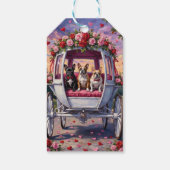 French Bulldog Valentine's Day  Cadeaulabel (Achterkant)