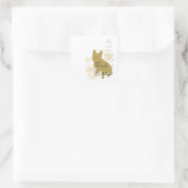 French Bulldog Vierkante Sticker (Tas)
