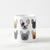 French Bulldog visage mug - mignon mug frenchie (Centre)