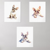 French Bulldog Wall Art, French Bulldog Decor (Recto)