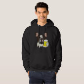 French Bulldog with Beer Hoodie (Voorkant volledig)