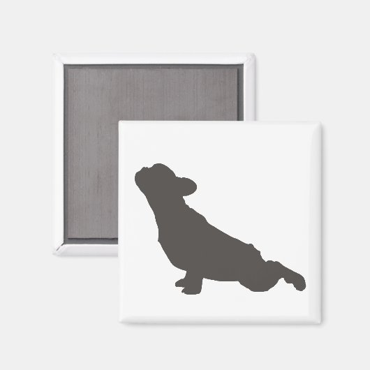 French Bulldog Yoga Pose Magneet (Voorkant / Achterkant)
