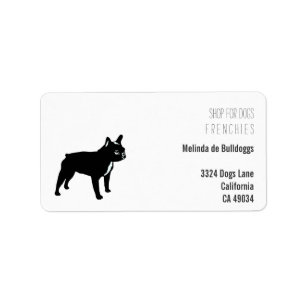 French Bulldogs Serie Cool Boy Etiket