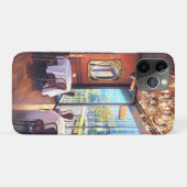 French Cafe iPhone/iPad Case (Achterkant (horizontaal))