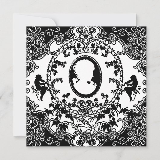 French Cameo ~ Invitations (Devant)