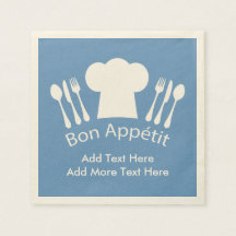 French Chef Bon Appetit Voeg je eigen tekst toe