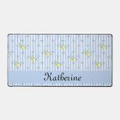 French Country Lemon – Blue Bow Name Pattern (Recto)