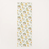 French Country Lemon Pattern Yoga Mat (Voorkant)