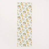 French Country Lemon Pattern Yoga Mat (Achterkant)