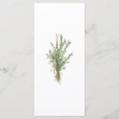 French Country Rosemary Sage Green Rustic Menu (Dos)
