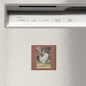 French Country Roster Hen Frigo Magnet (In Situ (Lave-vaisselle))