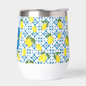 French Country Tile Lemon Pattern Name Monogram (Links)