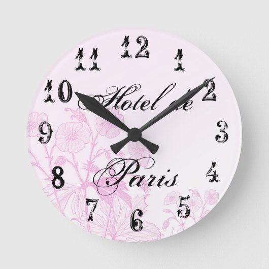 French Country Wall Clock Ronde Klok (Voorkant)