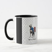 French Dog Force and Elegance Mug (Gauche)