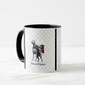 French Dog Force and Elegance Mug (Devant gauche)