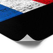 French Flag France Flag Viva La France Poster (Hoek)