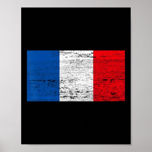 French Flag France Flag Viva La France Poster (Voorkant)