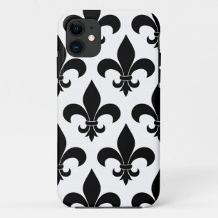 French Fleur de lis Pattern Classic iPhone 11 Hoesje
