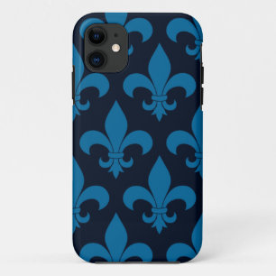 French Fleur de lis Pattern Classic iPhone 11 Hoesje