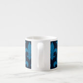 French Fleur de lis Pattern Classic Espresso Kop (Achterkant)