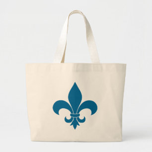 French Fleur de lis Pattern Classic Grote Tote Bag